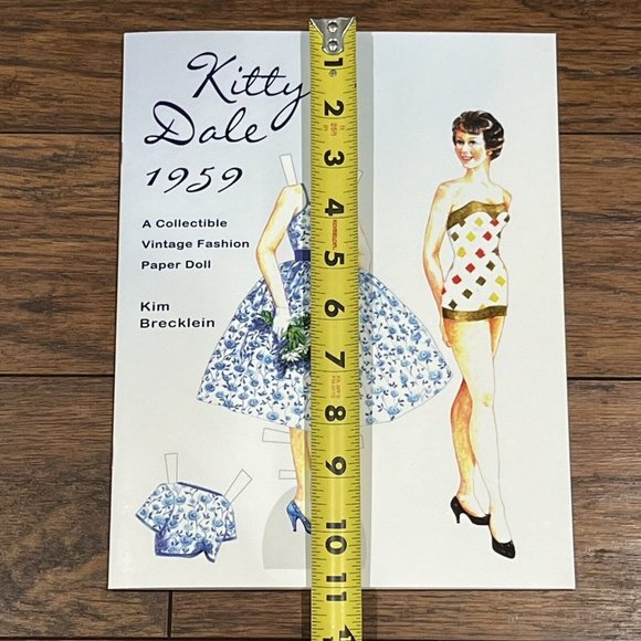 2007 Kitty Dale 1959 Paper Doll Book Kim Brecklein Uncut 1959 Fahion - Picture 9 of 9